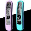 2Pack Case for LG Magic Remote Control, Cover for LG MR20GA MR19BA MR18BA MR650A MR600 AKB75855501 Remotes Silicone Skin Sleeve Glow in The Dark Blue and Purple view 1
