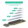 JMT Dual NVMe M Key to PCI-E 4.0 16X Adapter Card Support for PCIe x8x4x4 Bifurcation Motherboard view 4