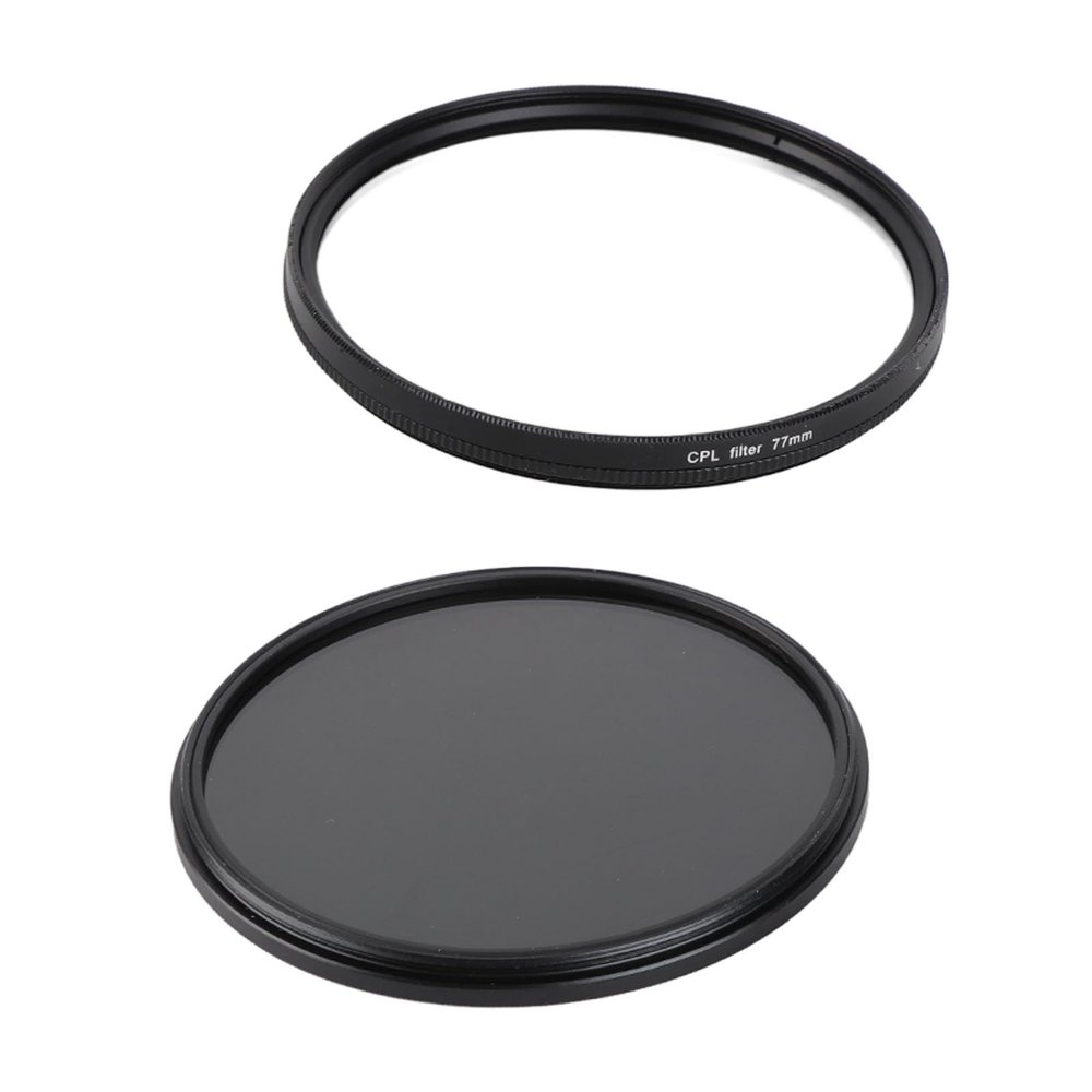 3 in 1 Camera Filter Set ND8 CPL Lens for Photography, Anti Fingerprint DSLR Kit with Storage Box, HD Coating 77mm