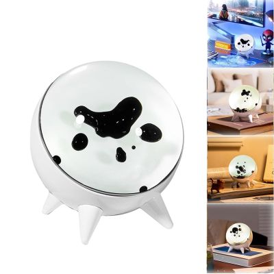 Magnetic Liquid Music Rhythm Light, Ferrofluid Sound Visualizer Dancing Ferrofluid Display Ferro Fluid Desk Decor, Symbiote in One Bottle, Ferrofluid Speaker Music Mate(White,1pcs)