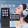 64GB MP3 Player, 1.8 Inch Color Screen Digital Music Player with Bluetooth 5.0, HiFi Portable MP3 Mp4 Player with 64GB Memory Speaker E Book Video for Students Teens (Black) view 2