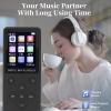 64GB MP3 Player, 1.8 Inch Color Screen Digital Music Player with Bluetooth 5.0, HiFi Portable MP3 Mp4 Player with 64GB Memory Speaker E Book Video for Students Teens (Black) view 4