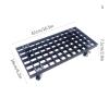 HEAIQI Computer Stand Pc Stand CPU Rolling Stand, Mobile PC Holder, Computer Tower Cart, Computer Host Stand with Wheels Under Home Office Desk Computer Tower Stand Printer Stand(B,Small) view 2