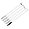 MECCANIXITY 5Pcs Reusable Battery Tie Down Straps,0.8x20" White Nylon Multipurpose Battery Hold Down Adjustable Cinch Strap Hook Loop Fastening Tie for Quadcopters FPV RC Drone Boat Car view 1