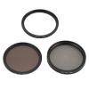 3 in 1 Camera Filter Set with ND8 CPL Camera Lens Filter for Photography, Anti Fingerprint DSLR Filter Set with Storage Box, HD Coating Process (52mm) view 1