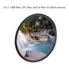 3 in 1 Camera Filter Set with ND8 CPL Camera Lens Filter for Photography, Anti Fingerprint DSLR Filter Set with Storage Box, HD Coating Process (52mm) view 3