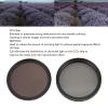 3 in 1 Camera Filter Set with ND8 CPL Camera Lens Filter for Photography, Anti Fingerprint DSLR Filter Set with Storage Box, HD Coating Process (52mm) view 4