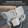Wyze Floodlight Cam Plug-in Mount for Wyze Floodlight Cameras v1/v2/Pro, Electrical Box with 20ft Weather-Resistant Outdoor Power Cable, Easy Installation (Black) view 3
