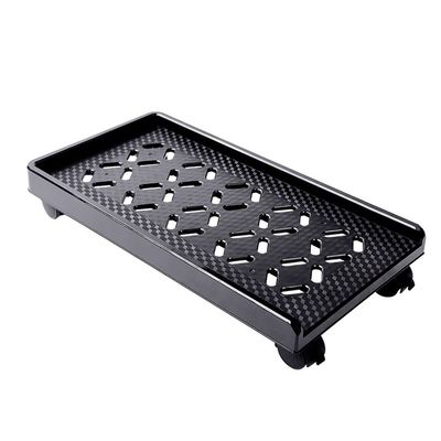 HEAIQI Computer Stand Pc Stand Computer Tower Cart, CPU Rolling Stand, Computer Host Stand with Wheels Under Home Office Desk, Mobile PC Holder Computer Tower Stand Printer Stand(B)