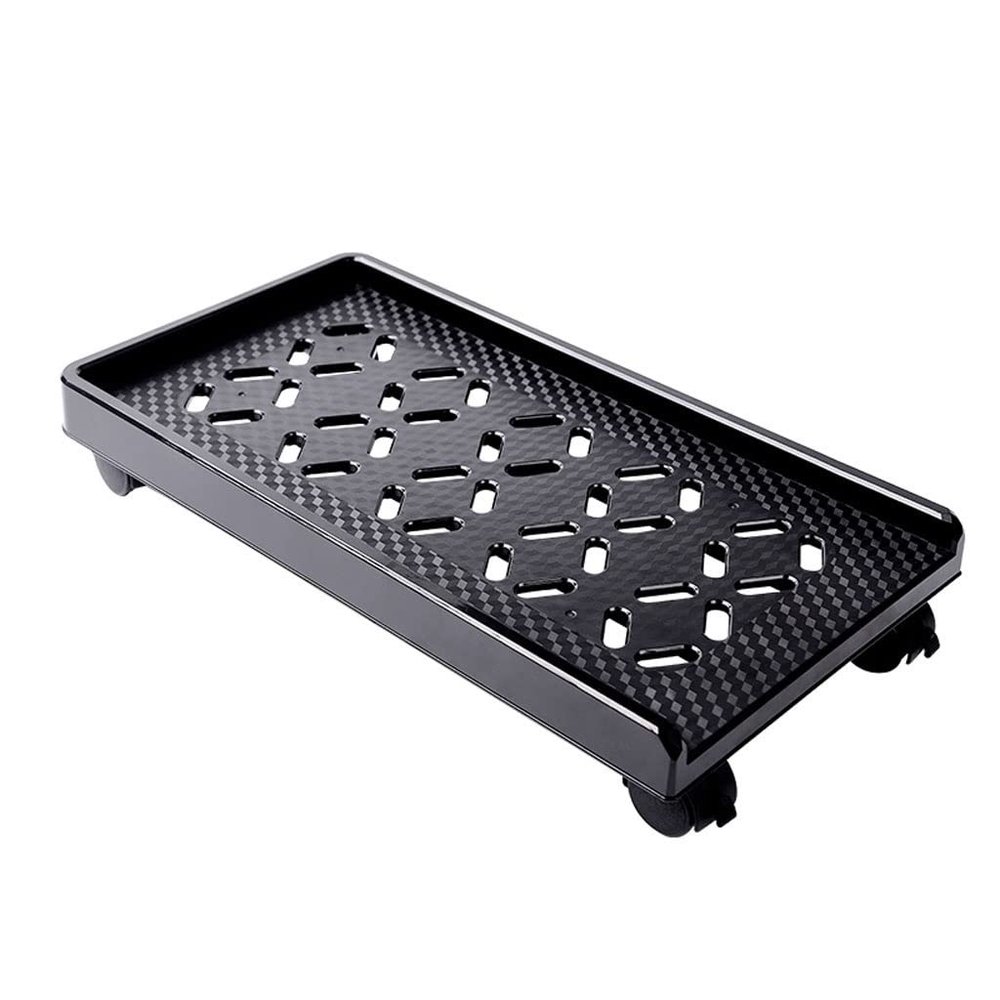 HEAIQI Computer Stand Pc Stand Computer Tower Cart, CPU Rolling Stand, Computer Host Stand with Wheels Under Home Office Desk, Mobile PC Holder Computer Tower Stand Printer Stand(B)