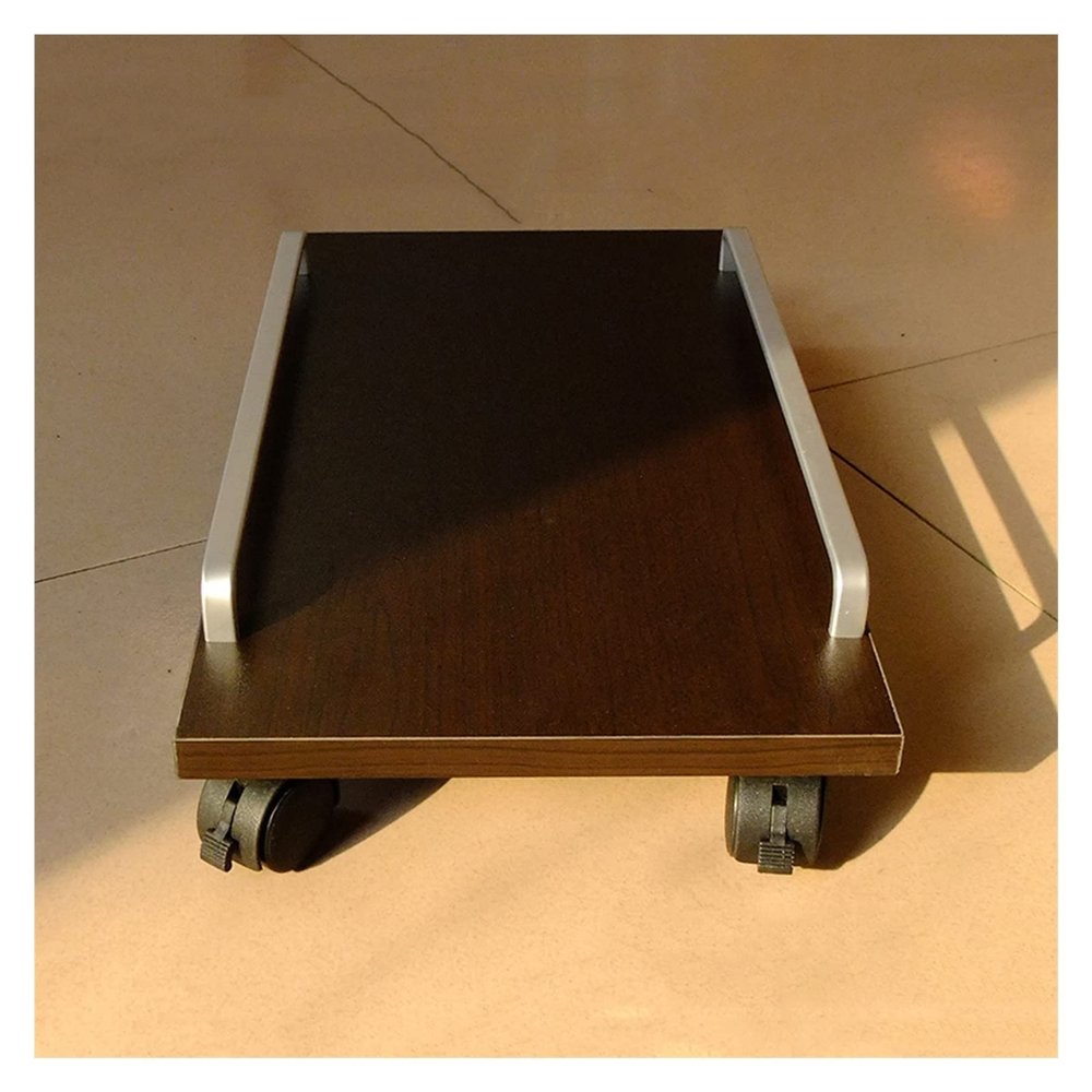 HEAIQI Computer Stand Pc Stand CPU Rolling Stand, Mobile PC Holder, Computer Host Stand with Wheels Under Home Office Desk, Computer Tower Cart Computer Tower Stand Printer Stand(B,Large)