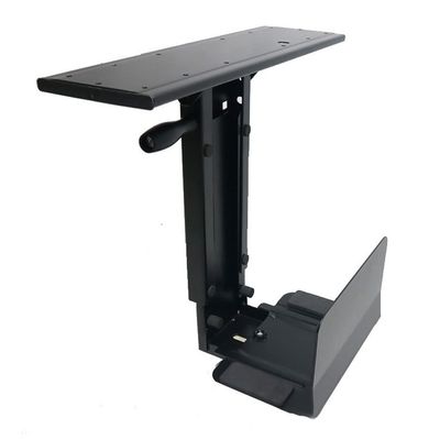 Computer Stand Pc Stand CPU Holder Under Desk Mount Desktop Main Frame Metal Suspended Main Frame Support Hanger Chassis Support Wall Mount Computer Tower Stand Printer Stand