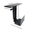 Computer Stand Pc Stand CPU Holder Under Desk Mount Desktop Main Frame Metal Suspended Main Frame Support Hanger Chassis Support Wall Mount Computer Tower Stand Printer Stand view 2