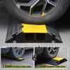 OranLite Large 2-Channel Rubber Floor Cable Protector Ramp, Heavy-Duty Floor Cable Wire Cord Cover Speed Bumps, Driveway Hose Cable Ramp Protective Cover (2 Large Channels) view 2