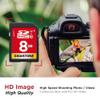 GIGASTONE 8GB SD Card 100-Pack UHS-I U1 Class 10 SDHC Memory Card Full HD Video Canon Kodak Olympus Digital Camera, with 100 Mini Cases view 4