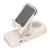 Locadence Cell Phone Stand with Wirelessly Bt Speaker, 2 in 1 Phone Stand Bt Speaker, Prevent Slip HD Stereo Cellphone Holder Wirelessly Speaker for Tablets (White) view 1
