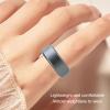 ASHATA Smart Ring, Health Fitness Tracker Ring to Monitor Fitness Pedometer Sleep Tracking APP, for Instant Photo, 5ATM Health Ring for Men Women, 5 Days (Black) view 2