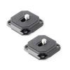 KANGQL QR Plate, 2Pcs Quick Released Camera Plate 38mm Mount Adapter for Tripod Head and Shoulder Strap view 1