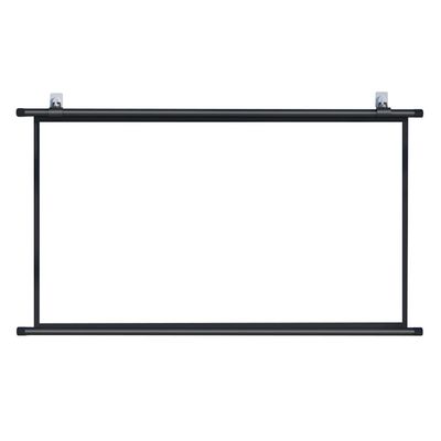 GSKDZG Home Theater Projection Screen Manual Pull Down Projector Screen 40" 50" 60" 72" 4K HD Movie Screen for Indoor Outdoor, Wrinkle-Free, Easy Roll Up(50 Inch (16:9))