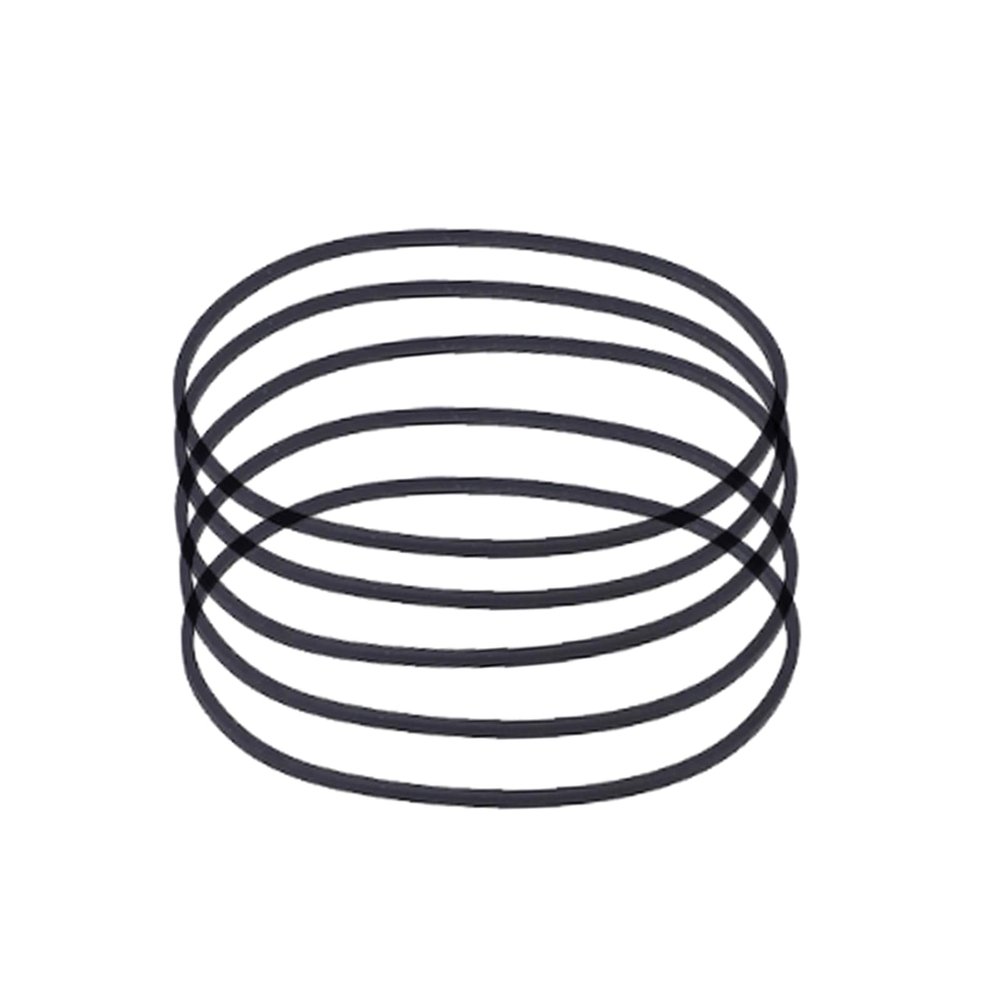 KANGQL Tape Belt, 5PCS 40-115mm Tape Machine Ruber Belt 0.6mm Width Common Belt for Recorders DVDs Drives