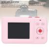 ASHATA 2.5K Digital Camera for Photography Video, 72MP Vlogging DV Camera Camcorder for Beginners, 16x Digital Zoom, 3 Inch Rotatable Screen, Fill Light, Selfie Camera for Travel (Pink) view 4