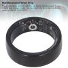ASHATA Smart Ring, NFC Health Fitness Tracker Ring to Monitor Fitness Pedometer Sleep Data APP, Sleep Tracking Wearable, IP68 Smart Health Ring for Men Women, 3-5 Days (Black) view 3
