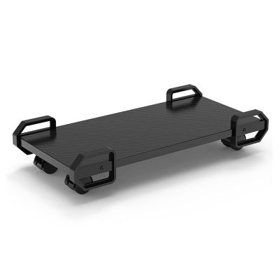ENGENDER PC Stand Computer Host Stand with Wheels Under Home Office Desk, Mobile PC Holder, Computer Tower Cart, CPU Rolling Stand Computer Tower Stand(B)
