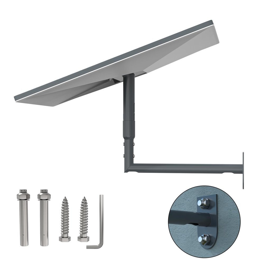 HOLACA Starlink Gen 3 Pipe Adapter, Starlink Gen 3 Mount, Starlink Adjustable Gen 3 Wall Roof Mount, Starlink Roof L Mounting Compatible for Starlink Gen3 V3 Standard Dish Mounting