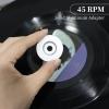 MayRecords 45 RPM Record Adapter, Solid Aluminum 7 Inch Vinyl Record Dome 45 Adapter for Record Player (Silver) view 4