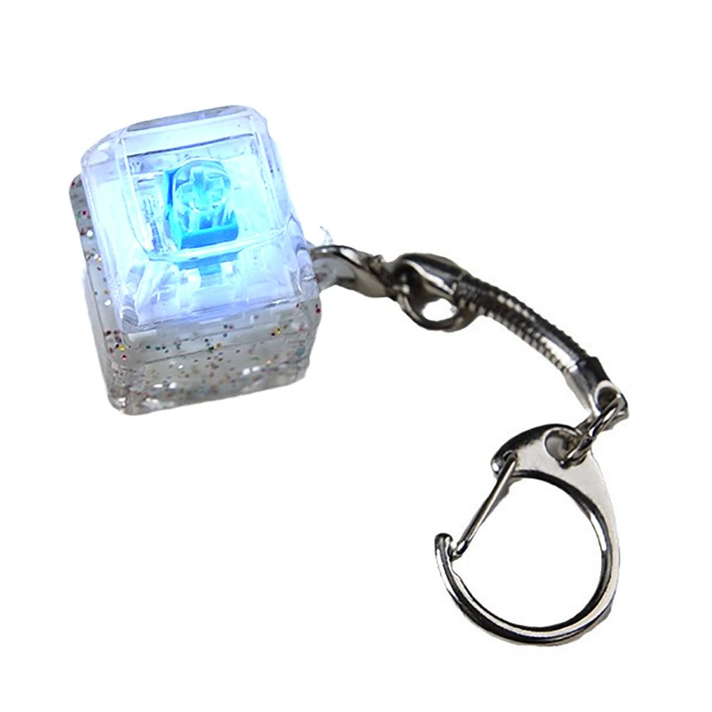 KANGQL keycap Test, Switches Tester Switches Sampler Mechanical Keyboard Keyswitch Testing Tool Switches LED Light Keychain Toy