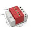 AC SPD 3P+N 4P 30KA~60KA AC385V House Lightning Surge Protector Protection Protective Low-Voltage Arrester Device OEM Service view 2