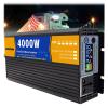 BAIYITONGDA High Efficiency 4000W Pure Sine Wave Power Inverter DC 12V/24V/48V/60V/72V to AC 110V/230V Converter, Low Frequency Solar Power Inverter Converter with LCD Display,72v to 230v view 1
