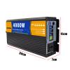 BAIYITONGDA High Efficiency 4000W Pure Sine Wave Power Inverter DC 12V/24V/48V/60V/72V to AC 110V/230V Converter, Low Frequency Solar Power Inverter Converter with LCD Display,72v to 230v view 4