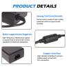 12V 10A Power Supply for Synology Disk Station 4-Bay Synology DS918+ DS918 DS916+ DS415+ DS920+ DiskStation DS1520+ DS1522+ DS923+ DS718+ QNAP TS464 TS431TS410 TS412 NAS Server Charger Charging view 4