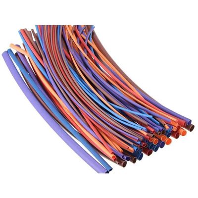 80Pcs Polyolefin 16m Assortment Sleeve Tube 2:1 Heat Shrink Tubing Sleeving Wrap Wire Cable Kit 6 Size 5 Color