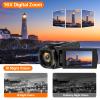 5K Video Camera Camcorder UHD 48MP WiFi Vlogging Camera for YouTube IR Night Vision Anti-Shake 16X Digital Zoom 3 Touch Screen Camera with Microphone,Handheld Stabilizer,Lens Hood,Remote,Batteries view 4