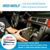 RED WOLF Radio Wring Harness Male Female Plug Fit for 2003-2007 GMC Chevy Silverado 2005-2009 Buick Lacrosse w/200 PCS Solder Seal Wire Kit 26-10 Gauge AWG Self Soldering Wire Heat Shrink Butt Splice view 2