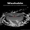 Suitable for SoundPEATS Air4 Pro All-Round Protective Cover, Headphone Cover, Scratch Resistant Cover, 360  Shock Resistant, Waterproof, and Drop Resistant (Black+Black Hanging Rope) view 4