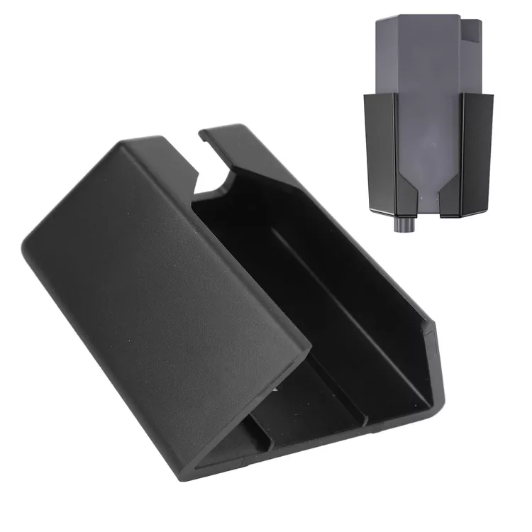 ASHATA Ethernet Adapter Mount, Internet Kit Satellite Brackets Multipurpose High Stability Plastic ABS Mounting Kit for Ethernet Adapter, Black