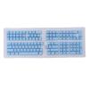 132 Keys Korean Keycaps, Custom Keycaps, OEM Height Keycap Replacement Japanese Korean Keycap Set for 61 62 64 68 72 75 84 87 88 98 100 104 108 Mechanical Keyboard (Blue) view 1