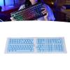 132 Keys Korean Keycaps, Custom Keycaps, OEM Height Keycap Replacement Japanese Korean Keycap Set for 61 62 64 68 72 75 84 87 88 98 100 104 108 Mechanical Keyboard (Blue) view 4