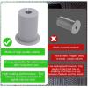 6 Pcs Cable Routing Kit, Compatible with Ethernet Cable, Silicone Cable Grommet for 1 Inch Wall Hole, Cable Feed Through Bushing for Cable, Grey view 3