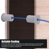 6 Pcs Cable Routing Kit, Compatible with Ethernet Cable, Silicone Cable Grommet for 1 Inch Wall Hole, Cable Feed Through Bushing for Cable, Grey view 4