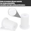 6 Pcs Cable Routing Kit, Compatible with Ethernet Cable, Silicone Cable Grommet for 1 Inch Wall Hole, Cable Feed Through Bushing for Cable, White view 2