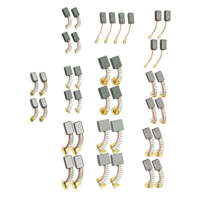 40PCS Electric Motor Carbon Brushes Repair Kit with 10 Sizes for Repair Power Tools
