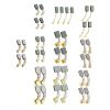 40PCS Electric Motor Carbon Brushes Repair Kit with 10 Sizes for Repair Power Tools view 1