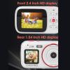Bewinner Digital Camera for Photography & Video - 72MP 2.5K Dual Screen Vlogging Camera, 16X Digital Zoom Autofocus & Anti Shake & Automatic Light Sensitive Compact Camera for Travel view 3