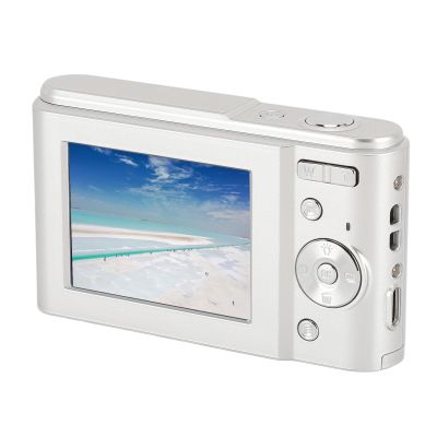 Xiuganpo 1080P Portable Digital Camera 48MP 2.4 Inch Anti Shake Compact Small Camera with 16X Digital Zoom, Versatile Display Compact Point and Shoot Camera for Kids Adults, Easy to