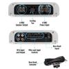 NVX VAD17001 3400W Monoblock Amplifier & VCW122v3 2400W 12" Subwoofer Bundle  Powerful Class D Amp with Remote Bass Knob + Dual 2-Ohm VC-Series Subwoofer for Car, Truck, Marine, UTV, or Motorcycle view 2