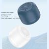 XUMIUZIY Portable BT Speaker, Compact Bluetooth5.3 Speaker with 360 Surround Sound, Supports Multiple Playback Modes, 4H Playtime Long Lasting Battery Life, for Party Travel Home (White) view 2